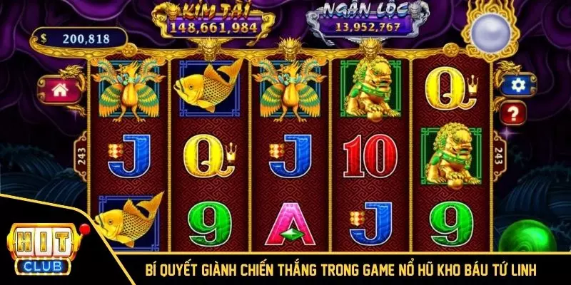 Bí quyết giành chiến thắng trong game nổ hũ Kho Báu Tứ Linh