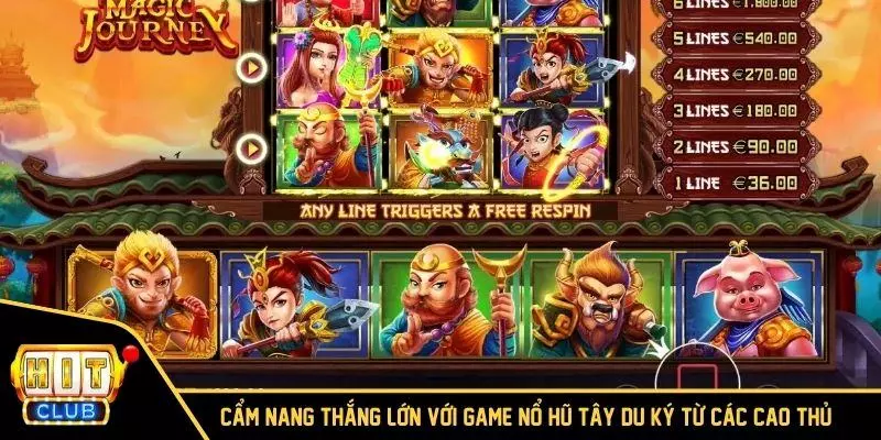 Cẩm nang thắng lớn với game nổ hũ Tây Du Ký từ các cao thủ