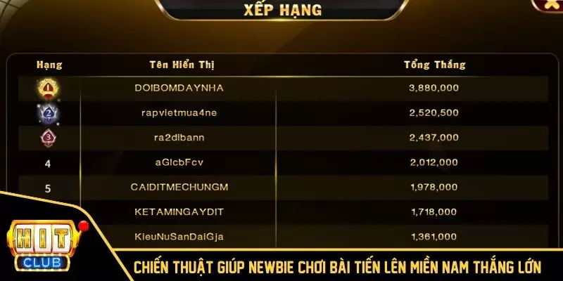 Chiến thuật giúp Newbie chơi bài Tiến lên Miền Nam thắng lớn