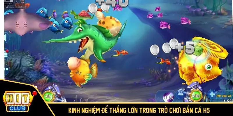 Kinh nghiệm để thắng lớn trong trò chơi Bắn cá H5