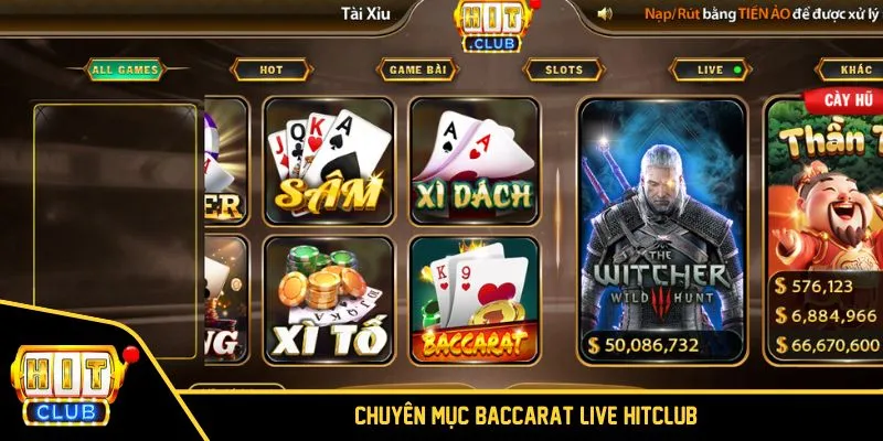 baccarat live